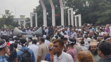 দাবি আদায় না হওয়া পর্যন্ত কর্মসূচি চালিয়ে যাওয়ার ঘোষণা শিক্ষকদের