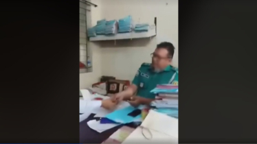 ঘুষ গ্রহণের ভিডিও ভাইরাল, পুলিশের এসআই প্রত্যাহার