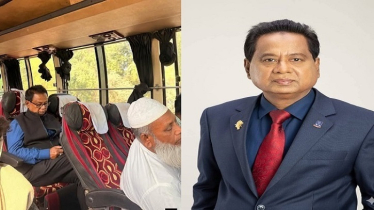 পাবলিক বাসে ঢাকার পথে এমপি মোশাররফ