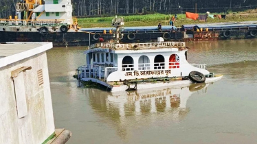 ভৈরব নদে আফ্রিকা থেকে আনা ৯০০ টন কয়লাসহ কার্গো জাহাজ ডুবি