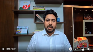 আ. লীগের বিচার ও নিষিদ্ধের দাবি চেয়ে নাহিদের ভিডিও বার্তা