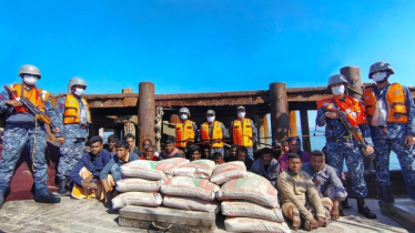 মায়ানমারে পাচারকালে দেড় হাজার বস্তা সিমেন্টসহ আটক ২২