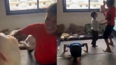 এক বছর পর ঘরে মুরগির মাংস, খুশিতে সিজদায় লুটিয়ে পড়লো শিশু