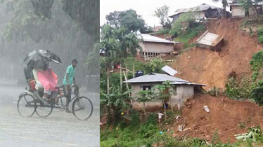 রাজধানীসহ ৪ বিভাগে অতিভারী বর্ষণ ও পাহাড় ধসের শঙ্কা
