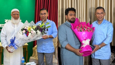 বিজয়ী হয়ে দুই দলপ্রধানের বাসায় গিয়ে আন্তরিকতা বিনিময় বিজয়ী হয়ে দুই দলপ্রধানের বাসায় গিয়ে আন্তরিকতা বিনিময়