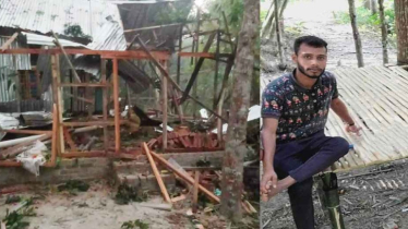 শরীয়তপুরে বোমা বিস্ফোরণে উড়ে গেছে বসতঘর, এক যুবক নিহত