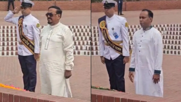 স্মৃতিসৌধে স্পিকার ও ডেপুটি স্পিকারের শ্রদ্ধা