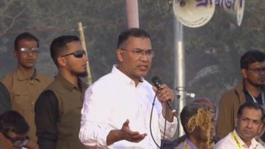 ময়মনসিংহের সমাবেশ মঞ্চ থেকে ঐক্যের বার্তা দিলেন তারেক রহমান