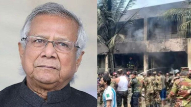 বিমান দুর্ঘটনা নিয়ে প্রধান উপদেষ্টার জরুরি ভিডিও বার্তা