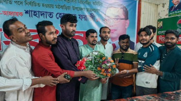 সেই নেতাকে সংবর্ধনা দিল পিরোজপুর জেলা ছাত্রদল