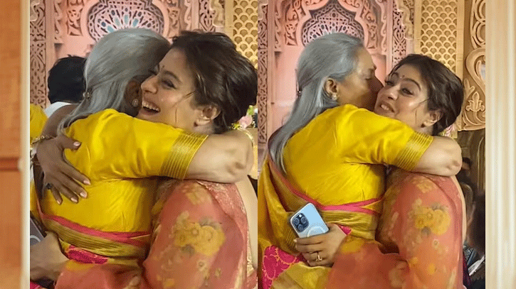 একসঙ্গে পূজা মণ্ডপে জয়া-কাজল, বিরক্ত হয়ে কাকে দিলেন ধমক!