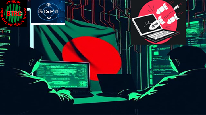 পাল্টাপাল্টি সাইবার হামলা আইএসপি’র: যা জানালো বিটিআরসি পাল্টাপাল্টি সাইবার হামলা আইএসপি’র: যা জানালো বিটিআরসি