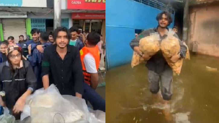 বানভাসিদের দুয়ারে দুয়ারে খাবার নিয়ে আরশ খান বানভাসিদের দুয়ারে দুয়ারে খাবার নিয়ে আরশ খান
