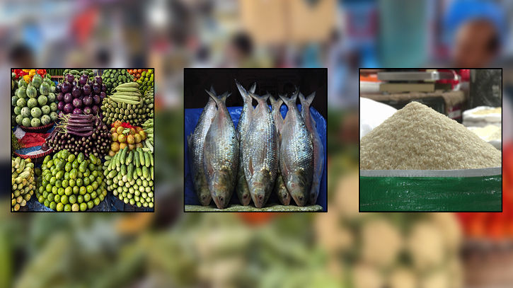 স্বস্তি ফিরছে চাল-ডাল-সবজিতে, কমেছে ইলিশের দামও