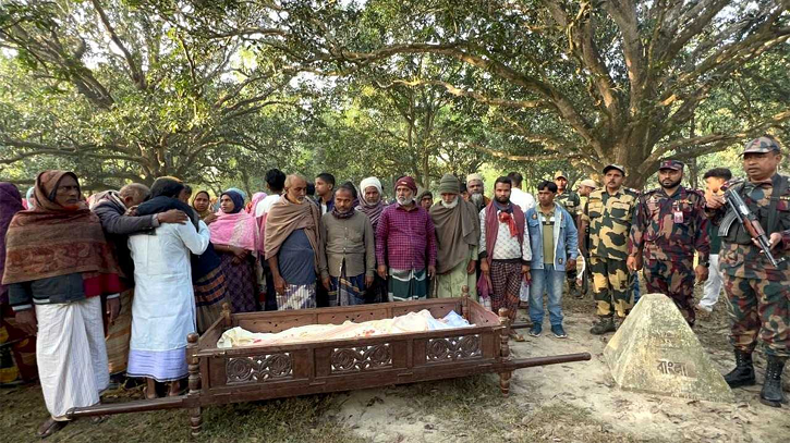 সীমান্তে ভারতীয় নারীর মরদেহ শেষবারের মতো দেখলেন বাংলাদেশি স্বজনরা