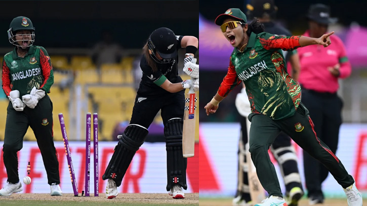 রাবেয়া-নাহিদার নজরকাড়া বোলিং, ২২৮ রান করলেই জিতবে বাংলাদেশ রাবেয়া-নাহিদার নজরকাড়া বোলিং, ২২৮ রান করলেই জিতবে বাংলাদেশ