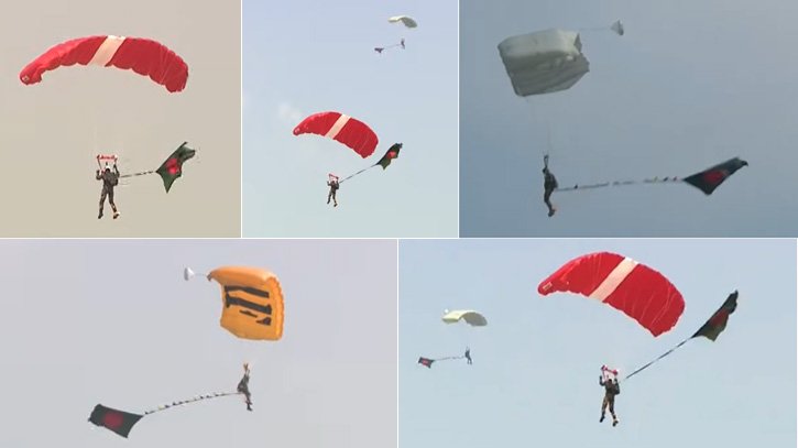 ঢাকার আকাশে লাল-সবুজ পতাকার মেলা, বিজয় দিবসে বিশ্বরেকর্ড