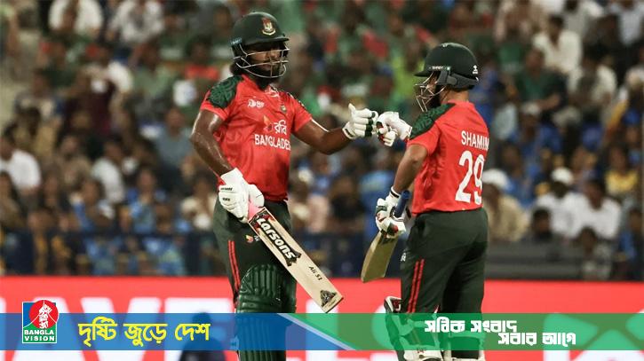 জাকের-শামীমের জুটিতে লঙ্কার সামনে চ্যালেঞ্জিং টার্গেট