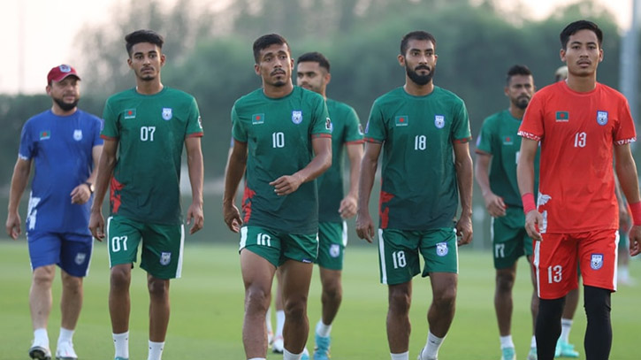 বিশ্বকাপ বাছাইয়ের শেষ ম্যাচে আজ মাঠে নামছে বাংলাদেশ বিশ্বকাপ বাছাইয়ের শেষ ম্যাচে আজ মাঠে নামছে বাংলাদেশ