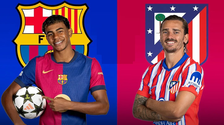 লা লিগায় বার্সেলোনা-অ্যাতলেটিকো হাইভোল্টেজ ম্যাচ আজ