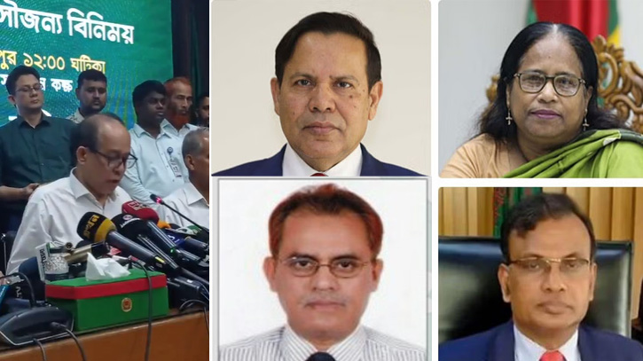 সিইসিসহ নির্বাচন কমিশনের সকল সদস্যের পদত্যাগ সিইসিসহ নির্বাচন কমিশনের সকল সদস্যের পদত্যাগ