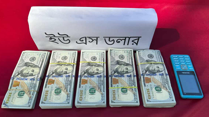 ঘাসের বস্তায় লুকিয়ে ভারতে পাচার হচ্ছিলো মার্কিন ডলার!