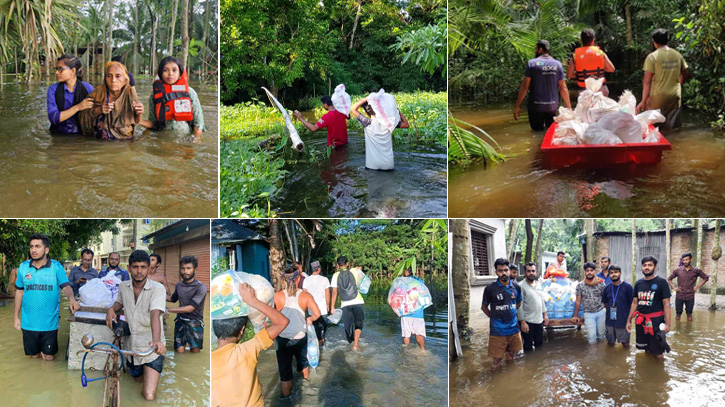 চব্বিশের বন্যা দেখালো শিক্ষার্থীদের মানবিক ঐক্য