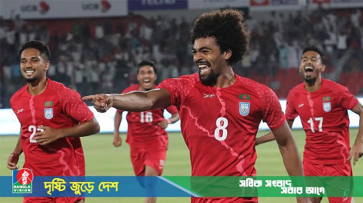 গোল পেলেন হামজা, উল্লাসে প্রকম্পিত গ্যালারি