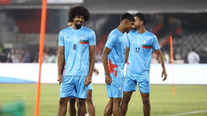 কাল ঢাকার মাঠে হামজা-জামালদের ভারত পরীক্ষা