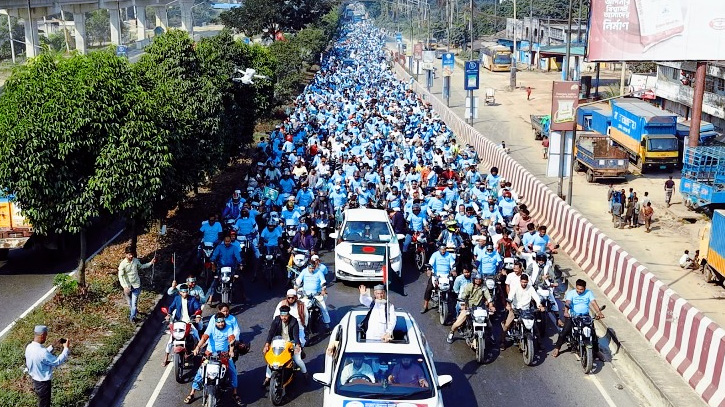 প্রার্থীদের মোটরসাইকেল শোভাযাত্রা বন্ধের নির্দেশ জামায়াত আমিরের