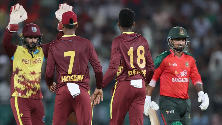 ঘরের মাঠে হোয়াইটওয়াশ বাংলাদেশ, দাপুটে জয় ওয়েস্ট ইন্ডিজের ঘরের মাঠে হোয়াইটওয়াশ বাংলাদেশ, দাপুটে জয় ওয়েস্ট ইন্ডিজের