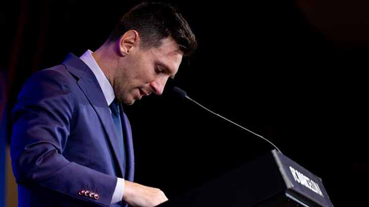 ইংরেজি শিখতে না পারায় গভীর অনুতপ্ত মেসি