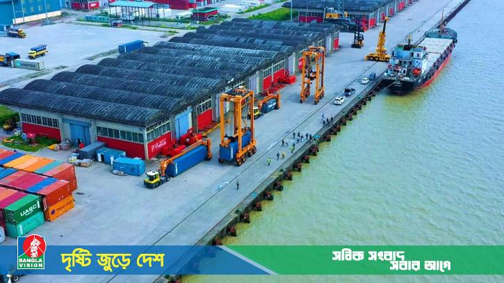 মোংলা সমুদ্র বন্দরে কন্টেইনার হ্যান্ডলিং বেড়েছে