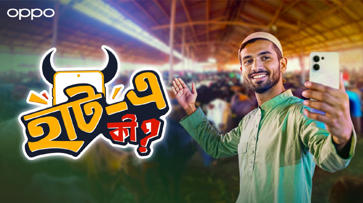 ঈদের আনন্দ বাড়াতে এলো অপোর ‘হাটে কী?’