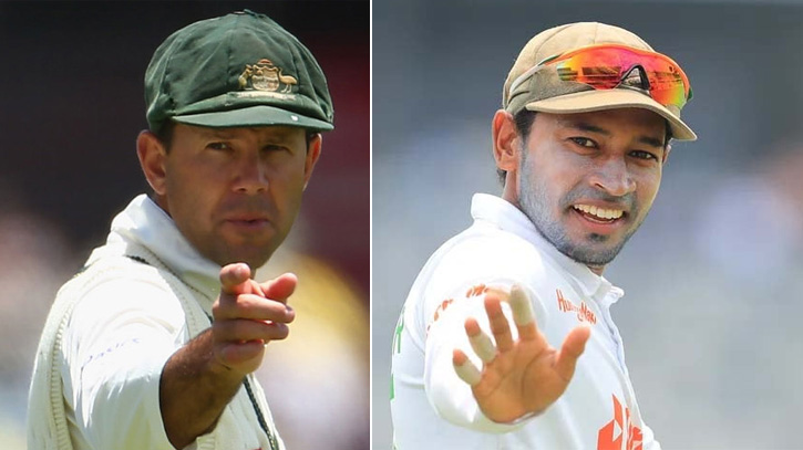 শততম টেস্টে বিরল কীর্তি, পন্টিংয়ের পাশে নাম লেখালেন মুশফিক