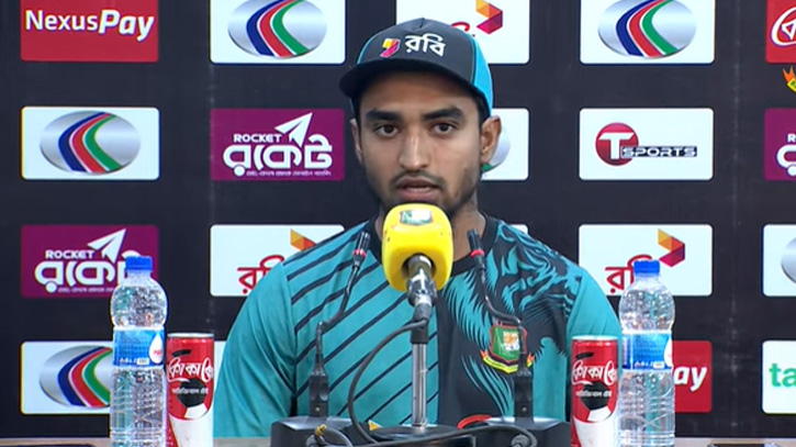টাইগারদের ব্যাটিং বিপর্যয় নিয়ে হতাশ তানজিম সাকিব