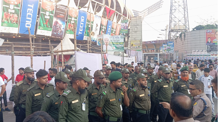 বাংলাদেশ-ভারত ম্যাচ: নিরাপত্তার চাদরে মোড়া জাতীয় স্টেডিয়াম