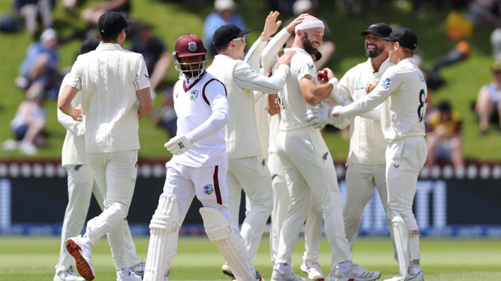 ক্রাইস্টচার্চে তোপের মুখে ওয়েস্ট ইন্ডিজ, তিনদিনেই জিতলো নিউজিল্যান্ড