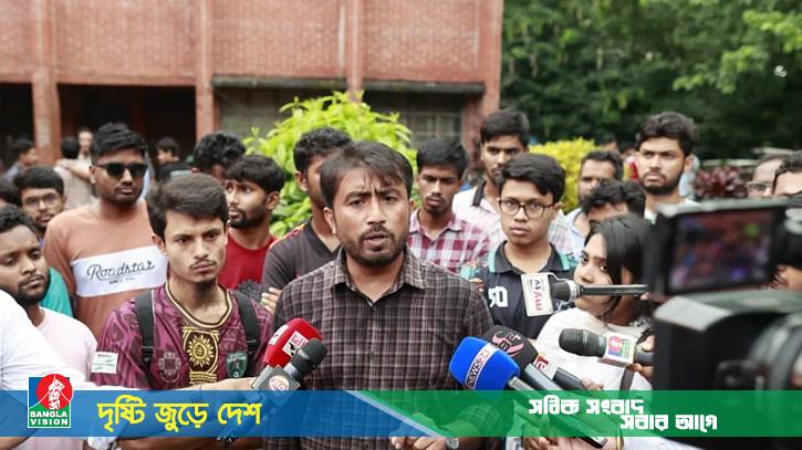 নির্বাচনের ফল স্থগিতের চেষ্টা হলে প্রতিহত করার ঘোষণা ভিপি প্রার্থ