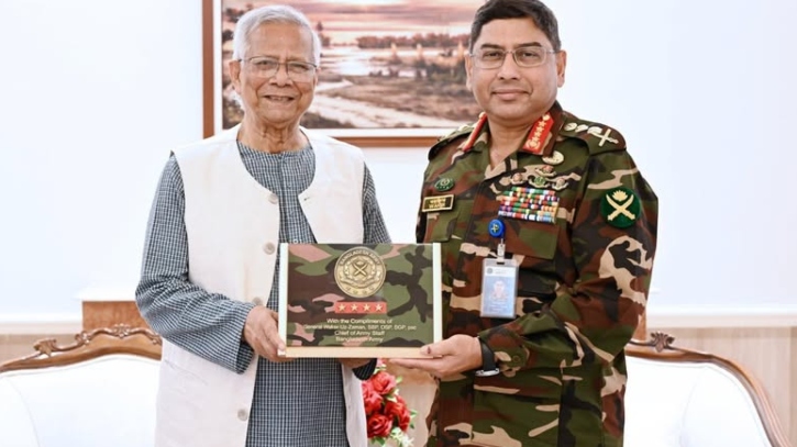 প্রধান উপদেষ্টার সঙ্গে সেনাপ্রধানের বিদায়ী সাক্ষাৎ 