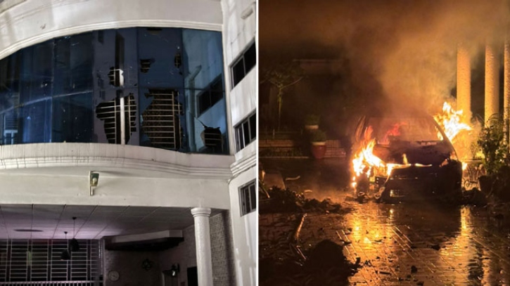 চট্টগ্রামে এবার আমির খসরুসহ বিএনপির তিন নেতার বাড়িতে হামলা, আগুন চট্টগ্রামে এবার আমির খসরুসহ বিএনপির তিন নেতার বাড়িতে হামলা, আগুন