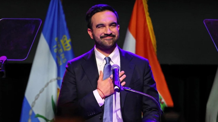 টার্ন দ্য ভলিউম আপ, বিজয় ভাষণে ট্রাম্পকে মামদানি