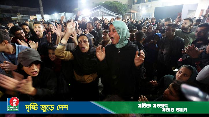 ইসরাইল-ফিলিস্তিনি গোষ্ঠী চুক্তি স্বাক্ষর, গাজায় উচ্ছ্বাসের বন্যা