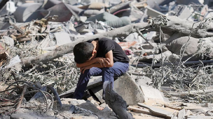 গাজায় মানসিকভাবে বিপর্যস্ত ৮০% শিশু: জাতিসংঘ গাজায় মানসিকভাবে বিপর্যস্ত ৮০% শিশু: জাতিসংঘ