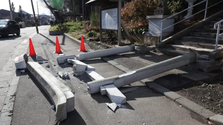 ৩ দিনের মাথায় জাপানে আবারো শক্তিশালী ভূমিকম্প, সুনামি সতর্কতা জারি