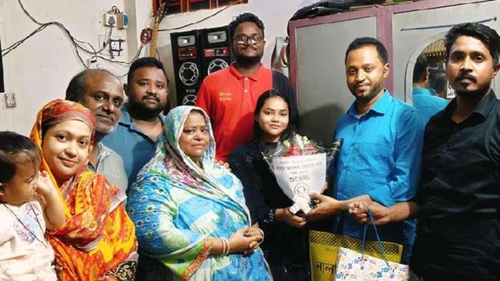 পিতৃহীন রাইসা এসএসসি পরীক্ষায় উত্তীর্ণ হওয়ায় তারেক রহমানের শুভেচ্ছা