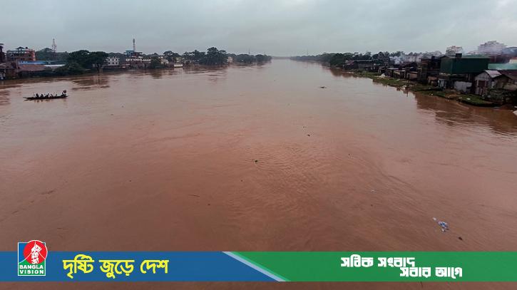 দুই নদীর পানি বৃদ্ধি, ৩ জেলায় বন্যার শঙ্কা