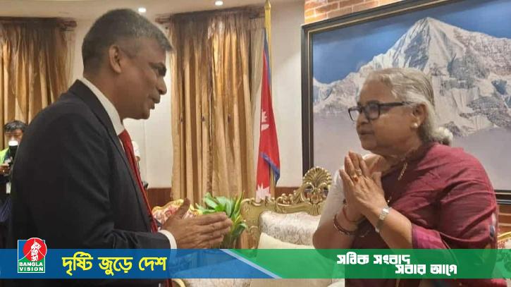 নেপালের নতুন প্রধানমন্ত্রীর সঙ্গে বাংলাদেশের রাষ্ট্রদূতের সাক্ষাৎ