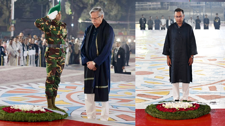 ভাষা শহীদদের প্রতি শ্রদ্ধা জানালেন রাষ্ট্রপতি ও প্রধানমন্ত্রী