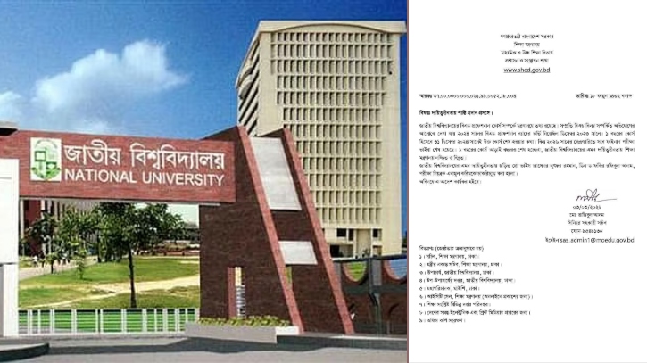 চাকরিচ্যুত হলেন জাতীয় বিশ্ববিদ্যালয়ের ৩ কর্মকর্তা, জানা গেলো কারণ